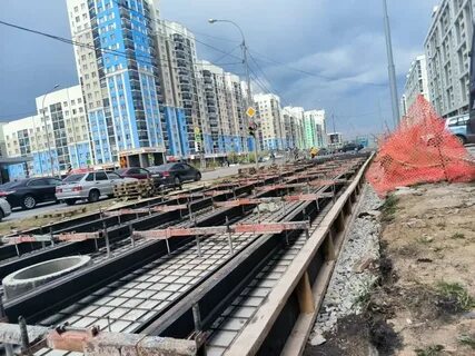 Трамвай в академическом районе екатеринбурга