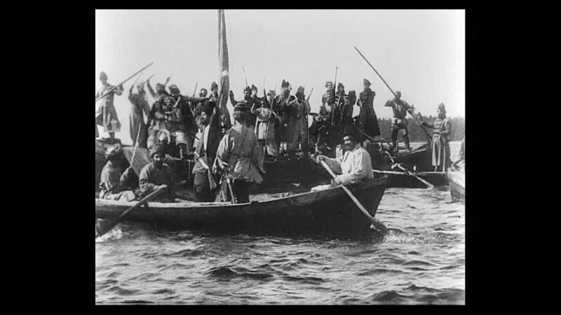 «Стенька Разин» («Понизовая вольница») – в. Ромашков, 1908. Понизовая вольница Стенька Разин.