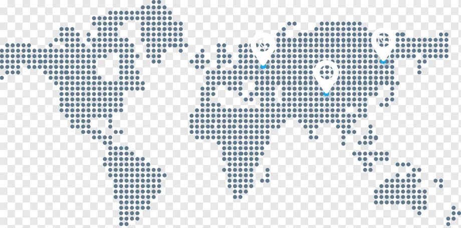 Dots map. Dots map