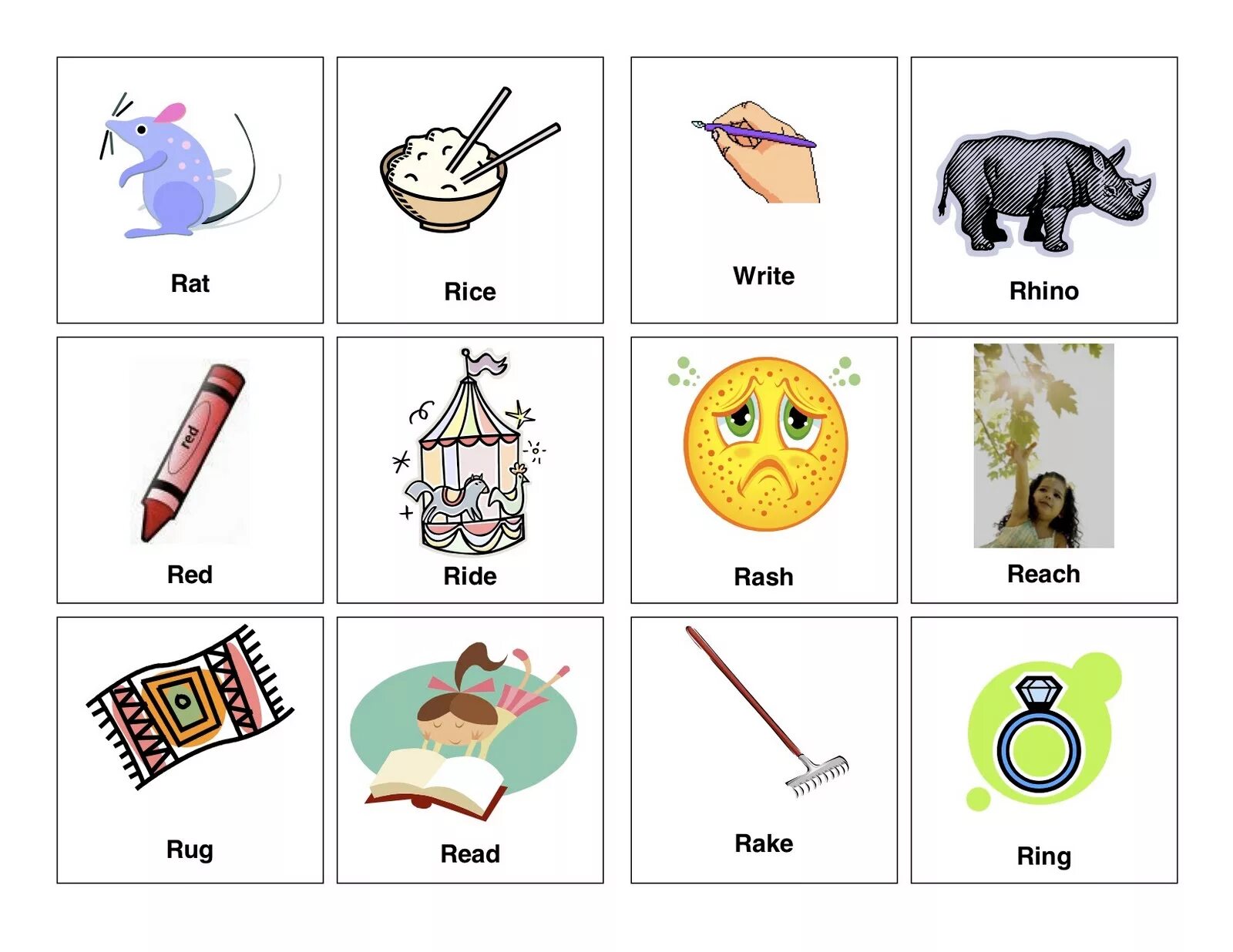 Words with r. Words with r for Kids. Words starting with r. Words with Letter r.