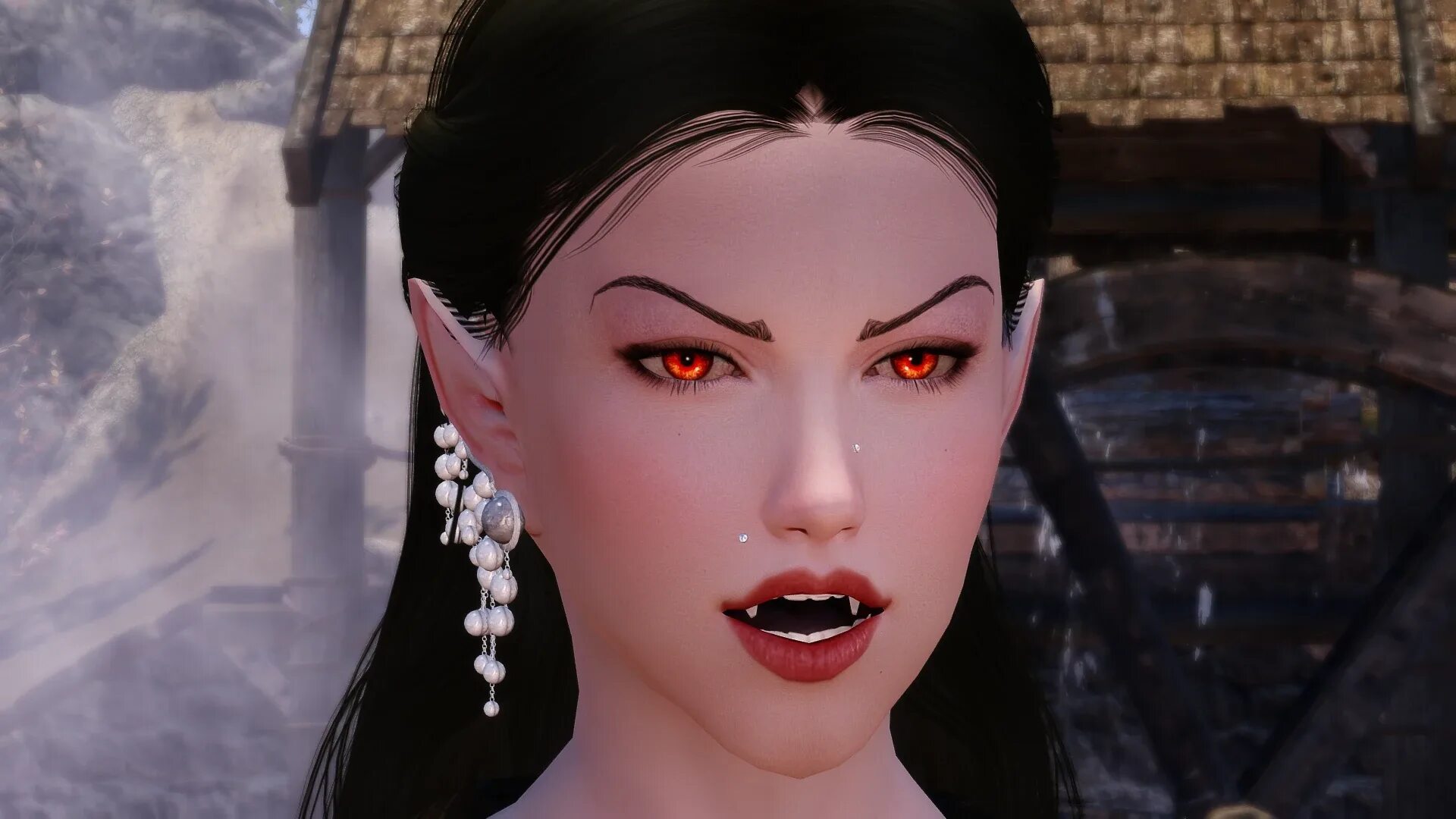 Найти 5 золотых перстов vampire. Скайрим вампирша. nila vampire follower.