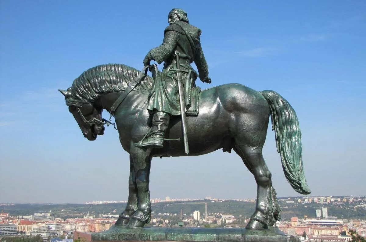 Памятник яну жижке в Праге. Будучи человеком памятным