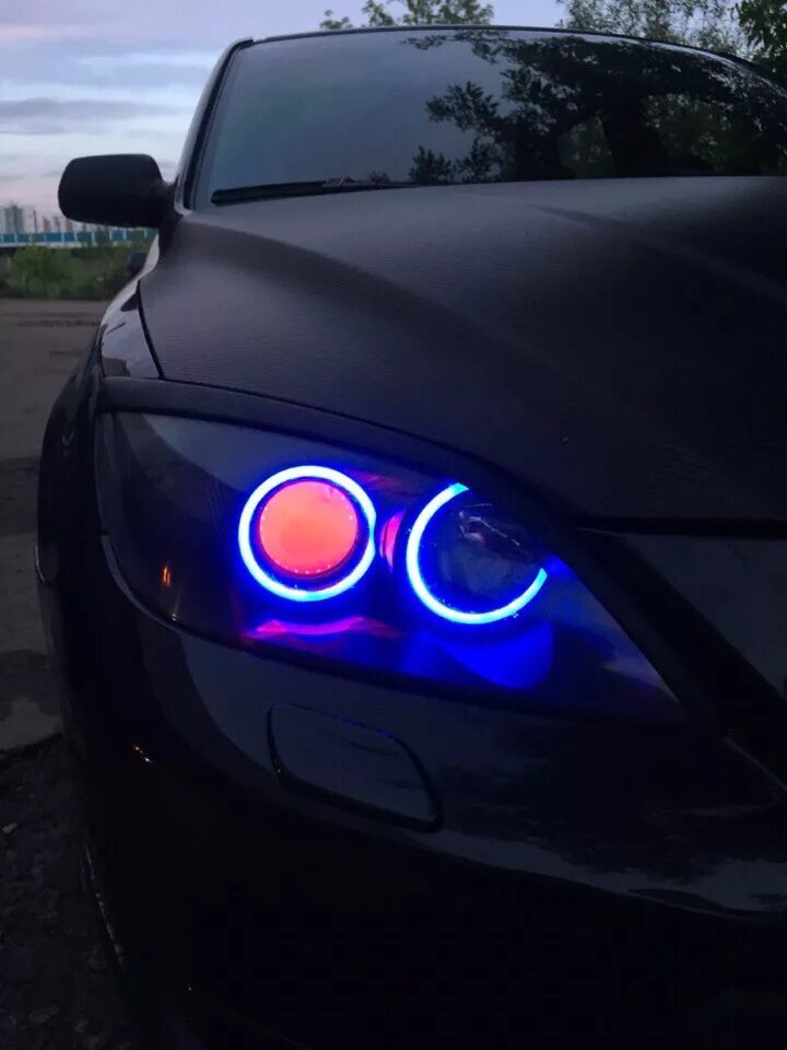 Devil Eyes Mazda 3 BK. Ангельские глазки РГБ Мазда 6. Dеvil еyеs AFHS Mazda 6 GH. Фары Мазда 3 с подсветкой. Дьявольские глазки