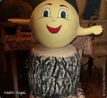 Сделать колобка своими руками для сада
