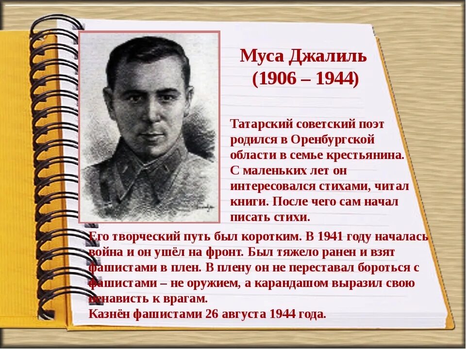 Писатель дает герою. Татарский писатель Муса Джалиль. Муса Джалиль (1906-1944). Муса Джалиль 1946. Герой войны 1941-1945 Джалиль Муса.