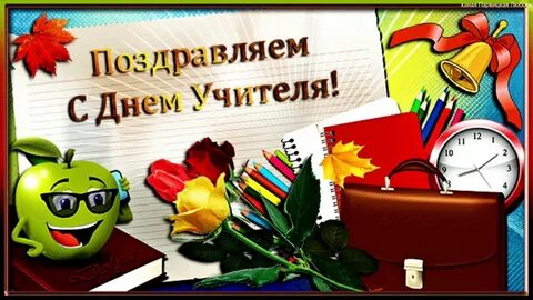 Поздравление с днем учителя с котом