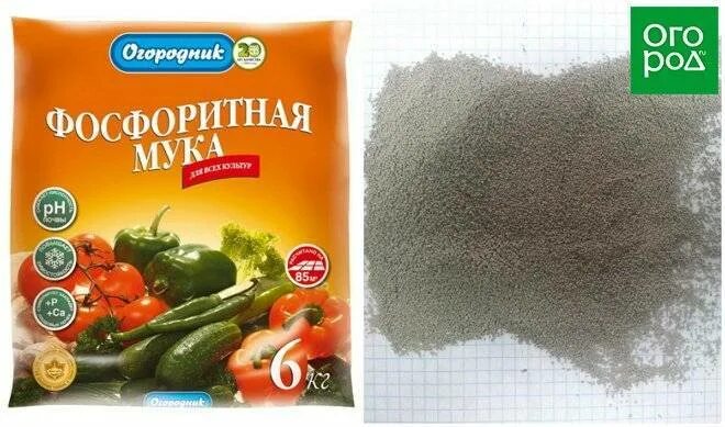 Фосфоритную муку вносят
