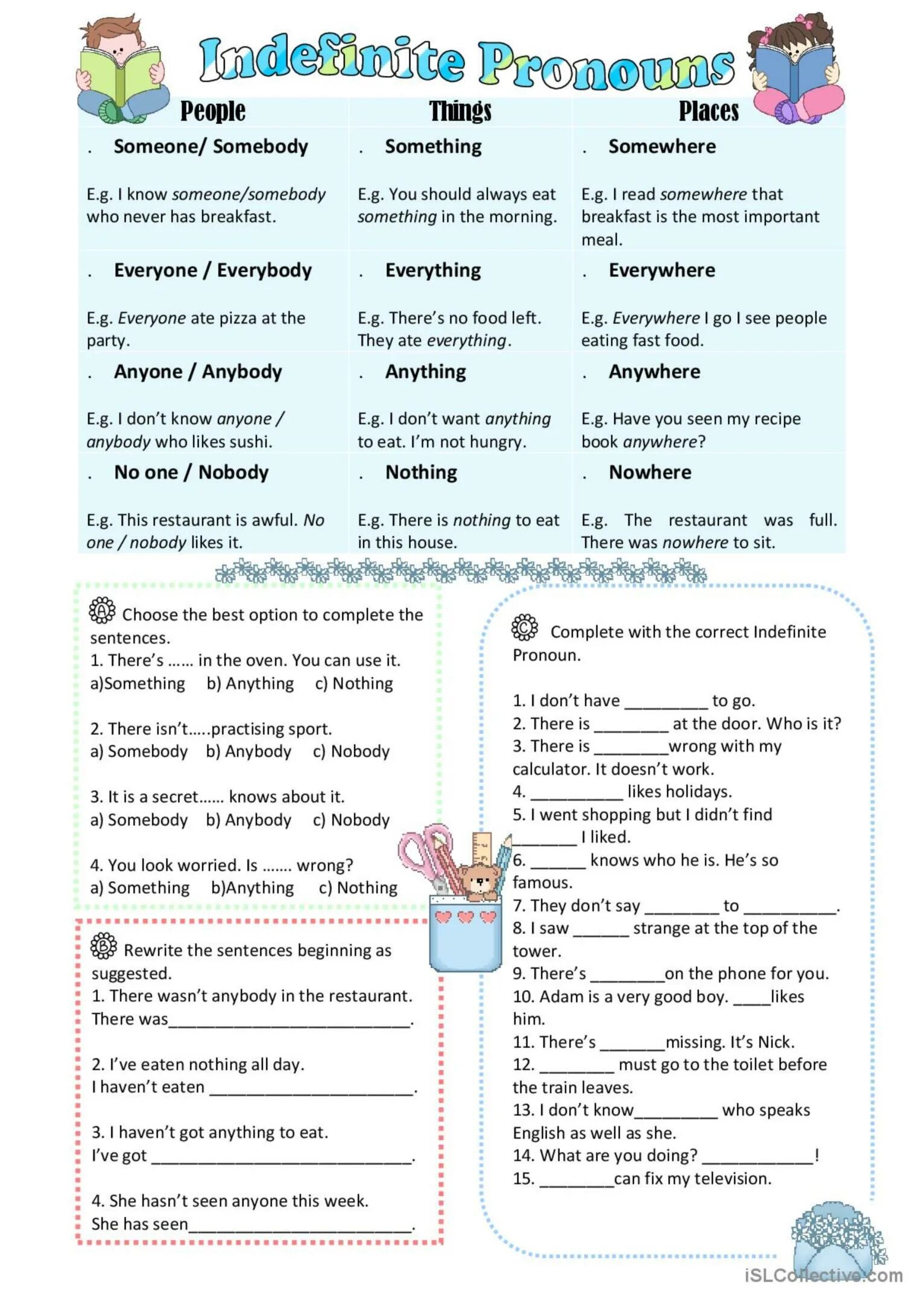 Something anything anything anybody someone. Неопределенные местоимения Worksheets. Grammar Worksheet indefinite pronouns ответы. Indefinite pronouns упражнения. Indefinite pronouns Worksheet упражнения.