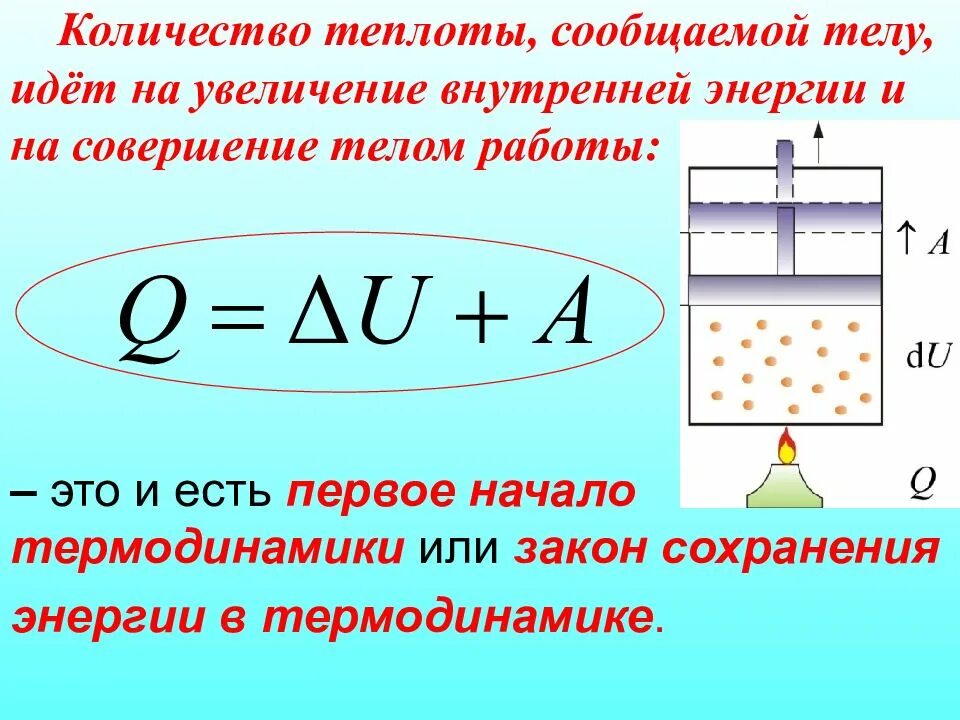 Количество теплоты газа формула. Внутренняя энергия количество теплоты. работа и количество теплоты. количество теплоты изменение внутренней энергии. работа внутренняя энергия теплота.