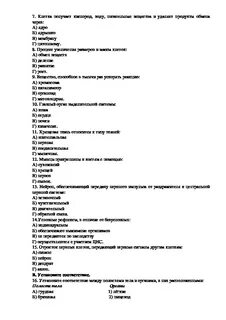 Срезы 8 класс