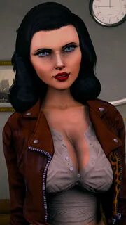 elizabeth, bioshock infinite, source filmmaker, 1girls, big breasts, cleava...