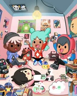 Download Toca Boca Party Night Wallpapers.