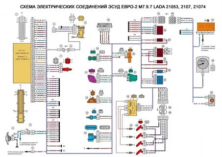 Инжекторной проводки ваз 2107