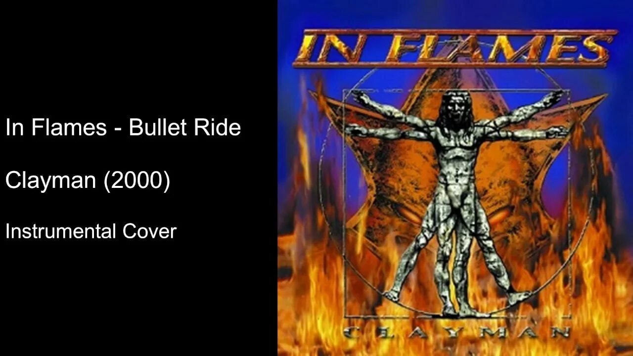 Clayman in flames. Clayman in flames