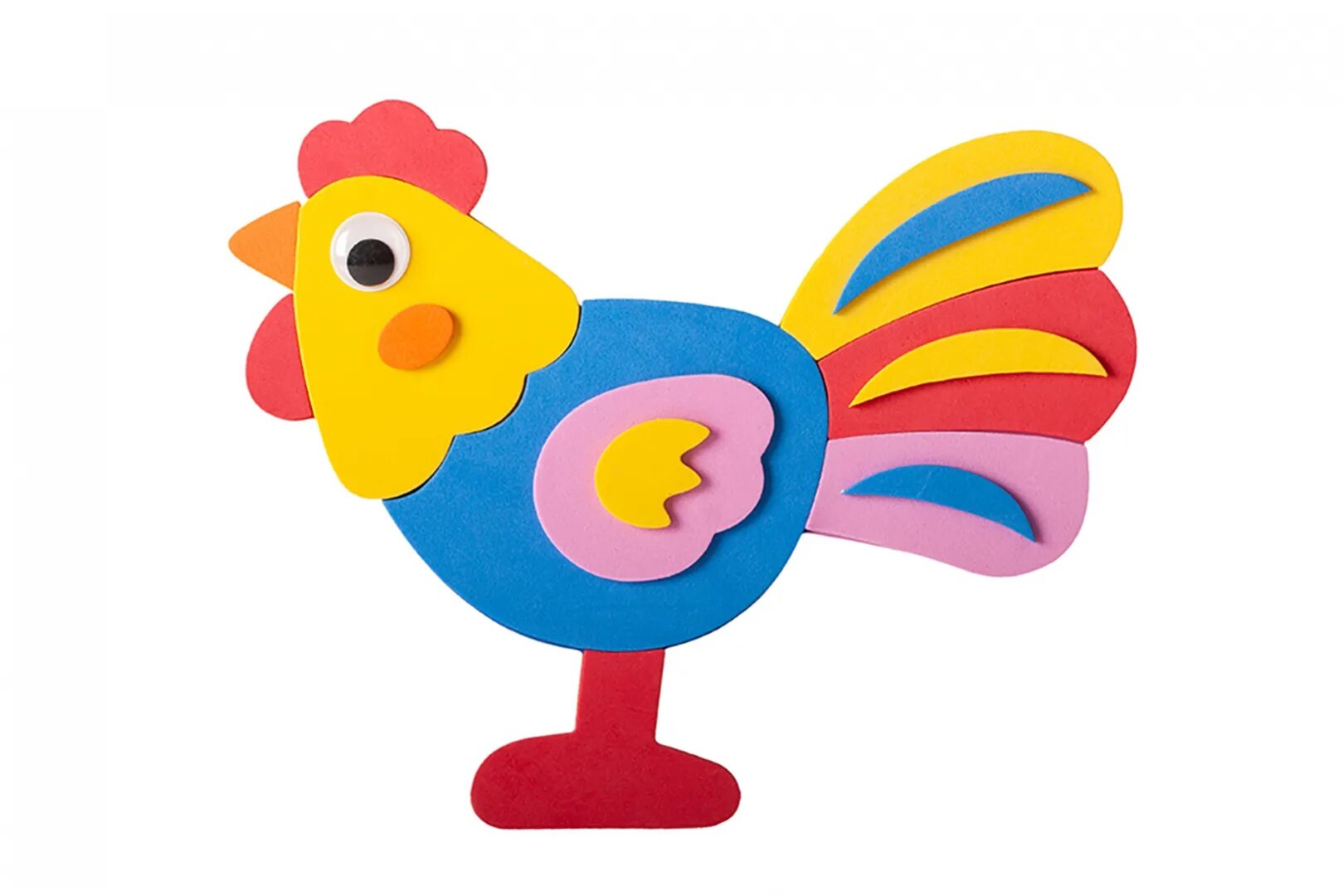 Аппликация петушок для детей