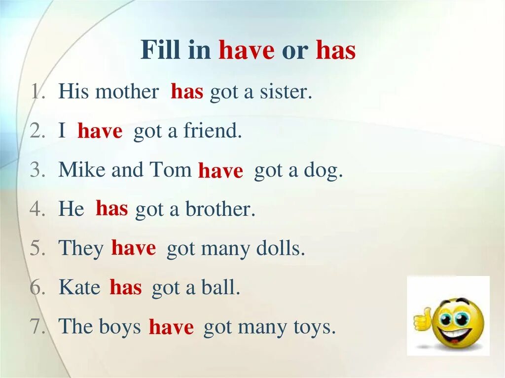 1 i have brother. Глагол have got в английском языке. Have или have got. Have или has. Предложения с have got.