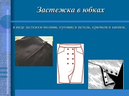 Виды застежек