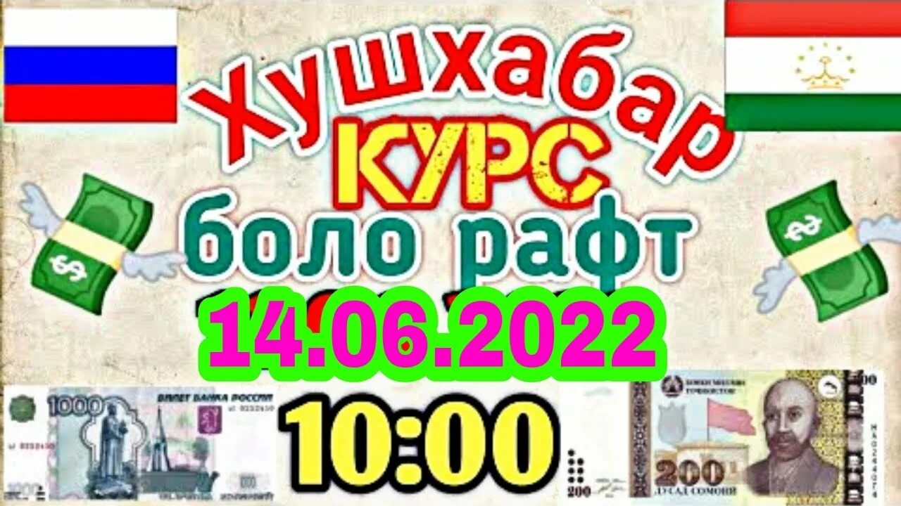 1000 Рублей в Сомони в Таджикистане. 100 Долларов в Сомони. Курби точикистон 1000 рублей