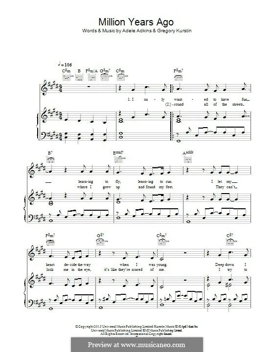 Adele million years ago перевод. Million years ago ноты для фортепиано. Adele million years ago. Adele million years ago. Adele a million years ago ноты для фортепиано.