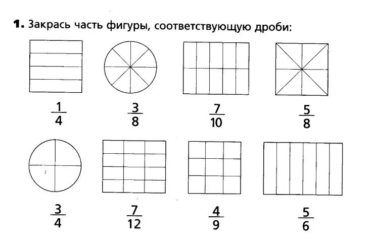 Дроби 3 класс примеры Картинки ПРИМЕРЫ С РАЗНЫМИ ДРОБЯМИ 6 КЛАСС