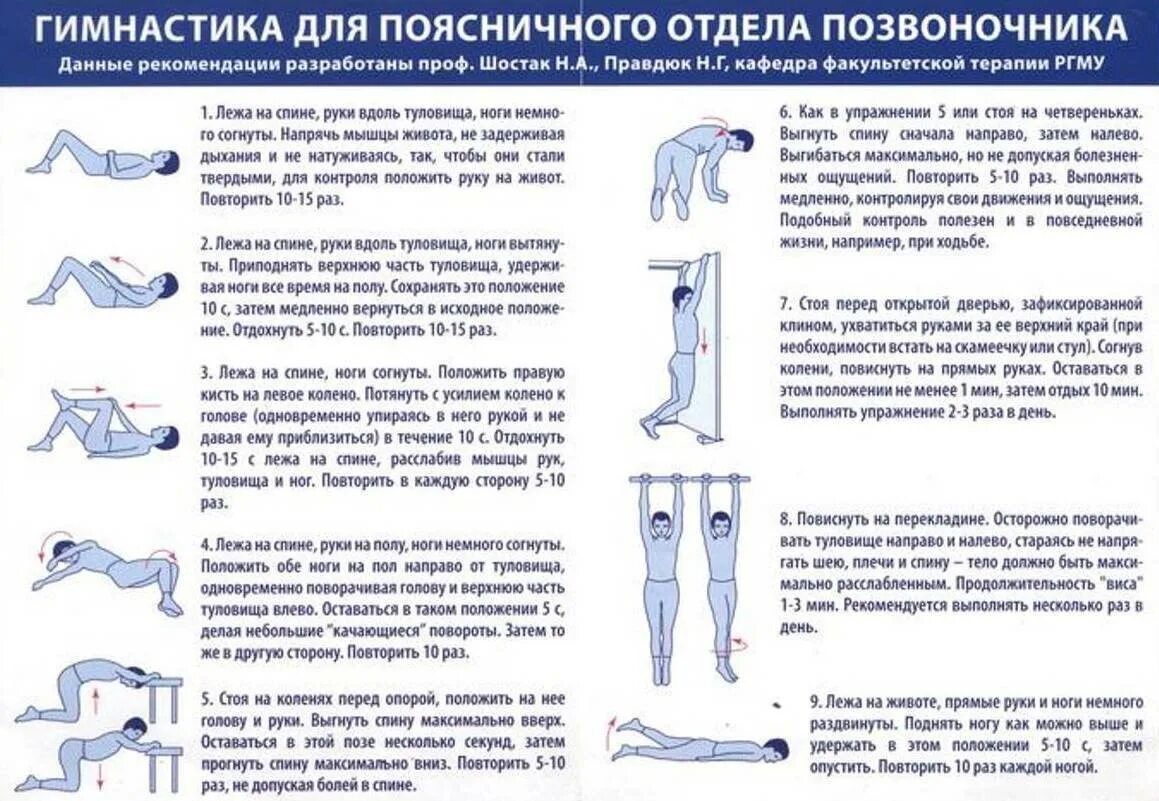 Болит поясница после тяжестей. ЛФК при грыже пояснично-крестцового отдела позвоночника. Упражнения при остеохондрозе поясничного отдела позвоночника. Упражнения для спины при протрузии в пояснице. Лечебная гимнастика пояснично-крестцового отдела отдела при грыже.