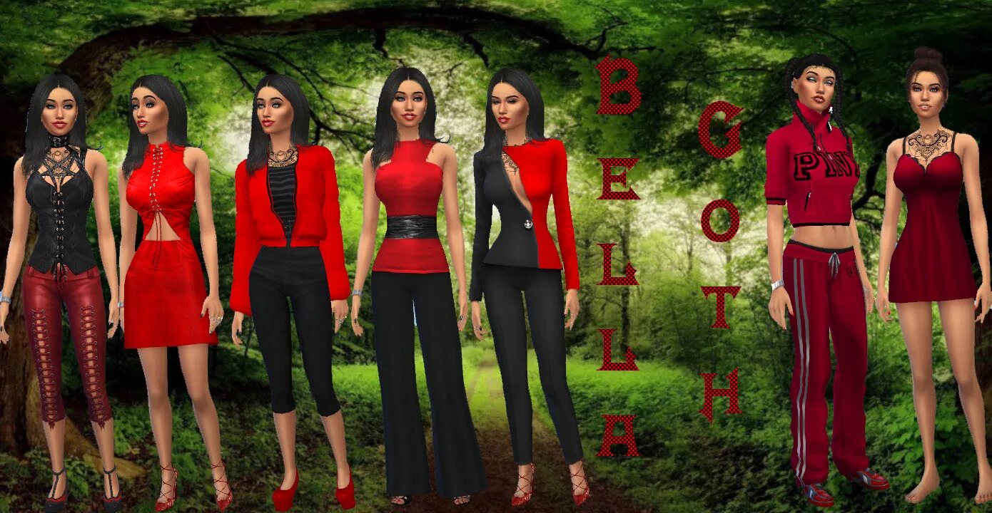 Bella goth SIMS 2. Объект гот