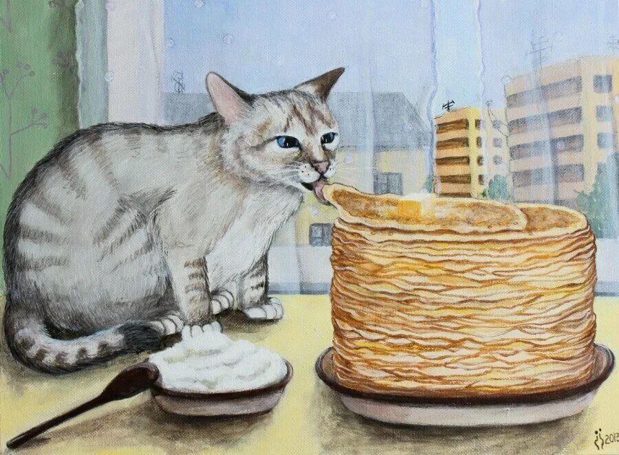 Кот с блинами на масленицу. Масленица котики. Коты и блины.