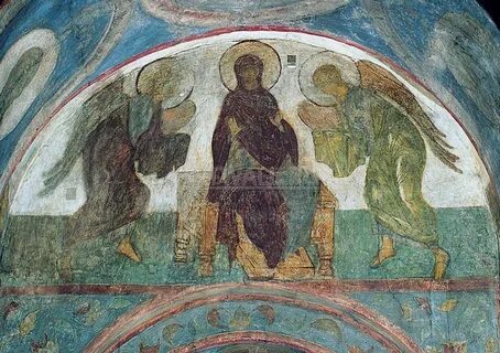 Церковь расписанная рублевым