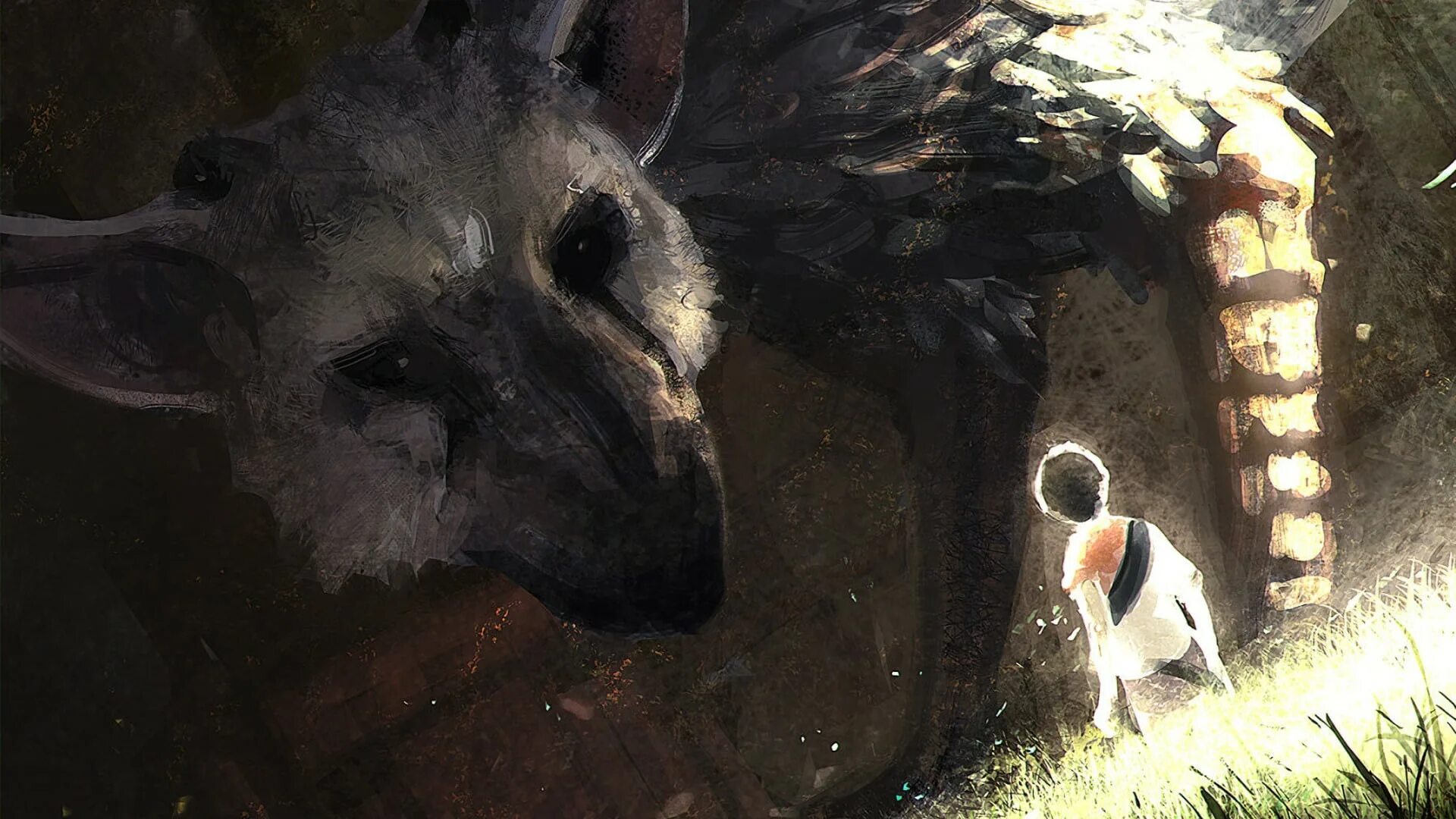 Игра the last guardian. Трико the last Guardian. The last Guardian последний хранитель. Трико the last Guardian финал.