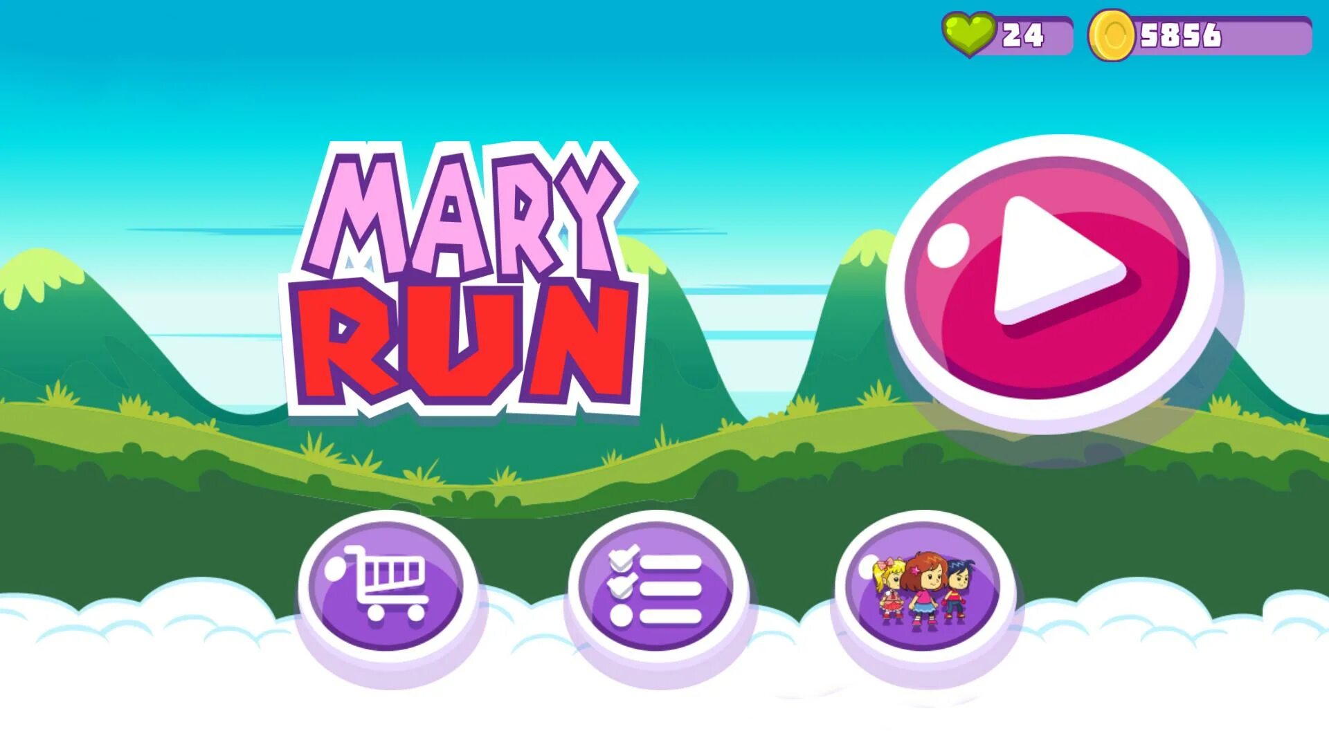 My run play. Mary run. mary игра.