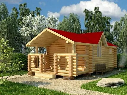 Баня из кругляка