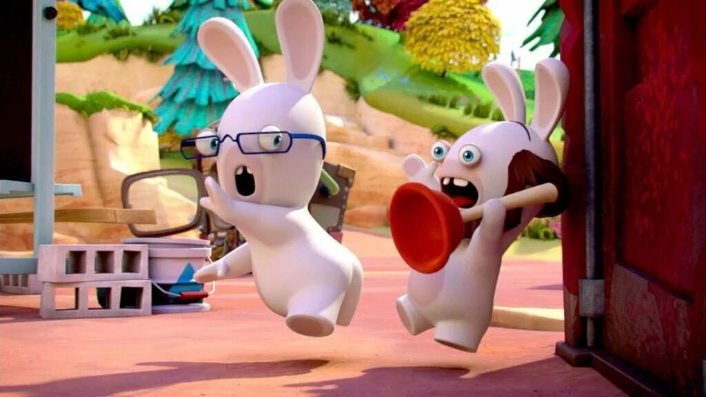 Кролик бобо новое. Кролики Rabbids Invasion. Кролики Нетфликс бешеные.