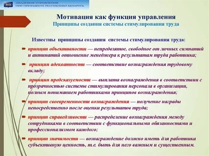 Роль руководящих принципов