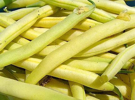 Зеленая и желтая фасоль