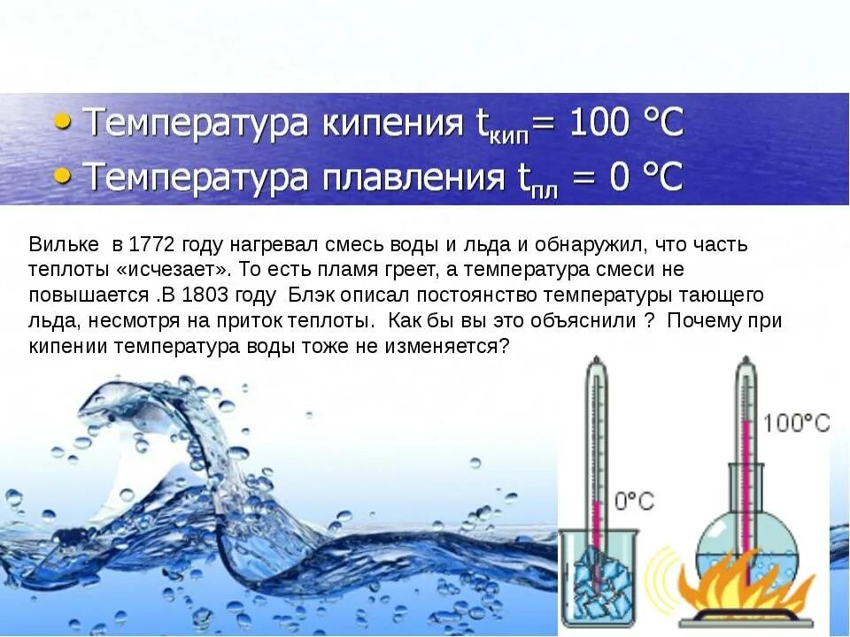 Какой температуры сегодня вода