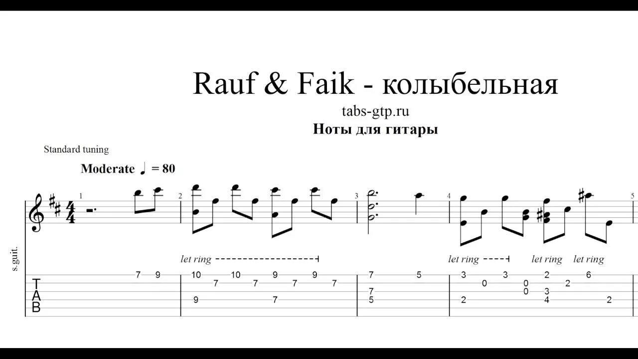 Rauf faik аккорды