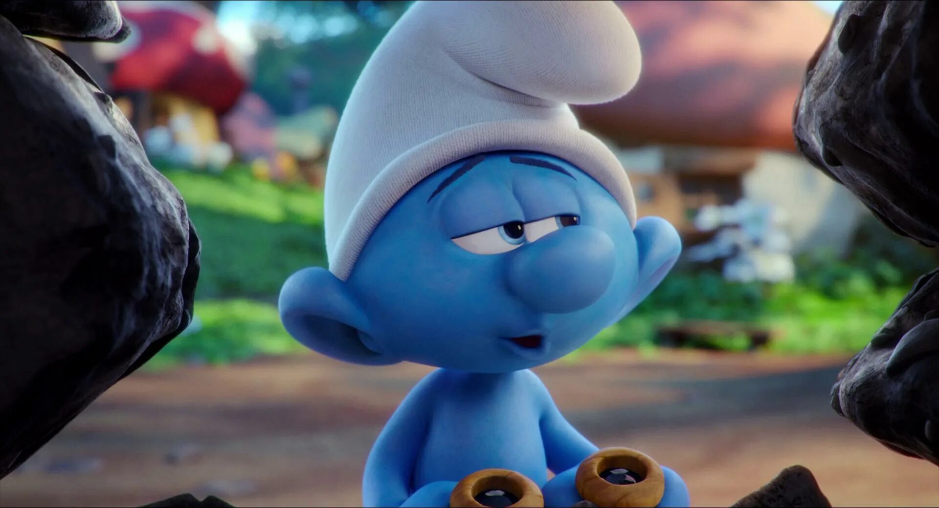 Smurfs the lost village. Смурфики Ворчун.