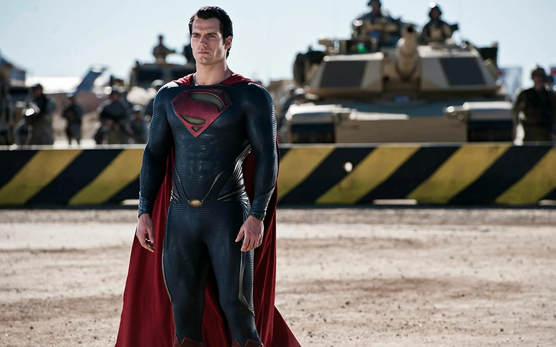 Henry Cavill man of Steel 2013.