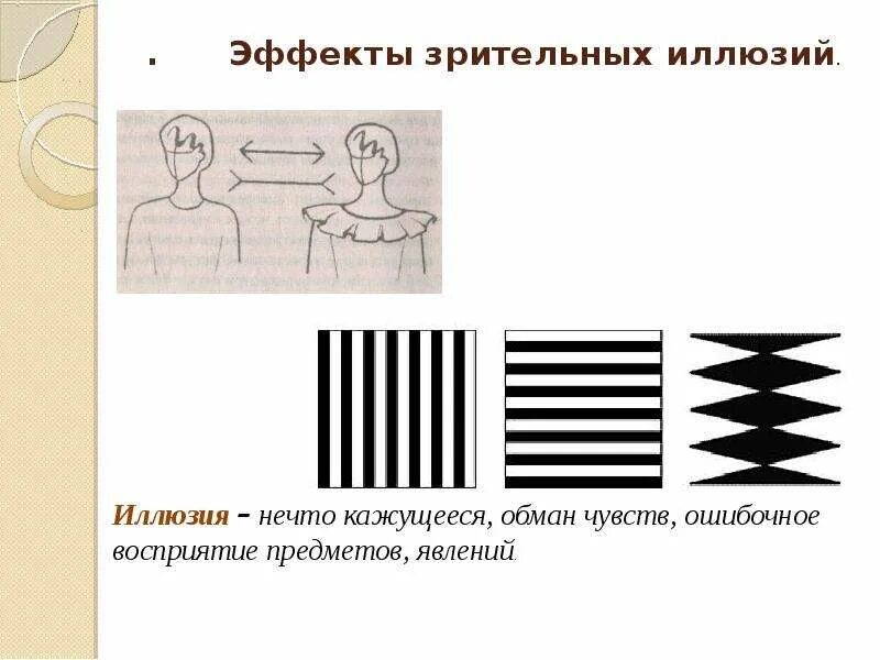 Образование обман. Эффекты зрительного восприятия. Стиль в одежде иллюзия зрительного восприятия. Иллюзия ошибочного восприятия. Иллюзия последствия.