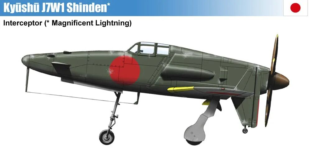 J7w1 Shinden. J7w «Синден». Японский истребитель j7w Shinden. Самолет Kyushu j7w1. Jaeco j8
