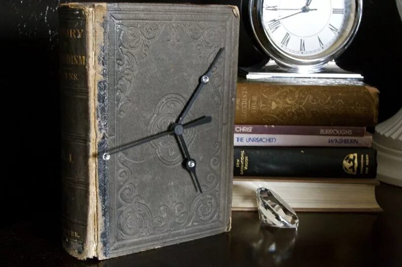 Книга и часы. Часы в виде книжки. Часы из обложек книг. Часы из старой книги.