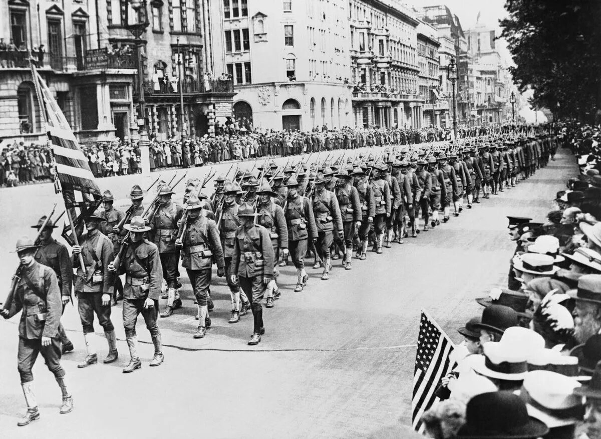 Вступление сша во вторую. Первая мировая война 1917 сша. армия сша 1917. американский солдат 1917. американские войска в европе 1918.