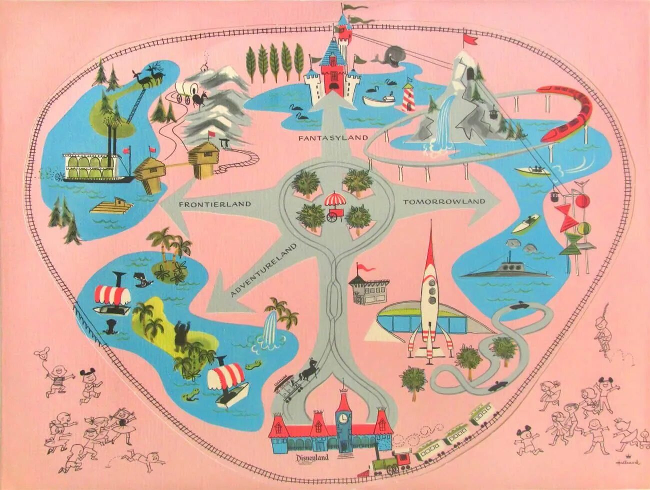 Диснейленд схема парка. Disneyland парк развлечений карта. Карта аттракционов парк студии Уолта Диснея. Парк аттракционов Диснейленд схема.