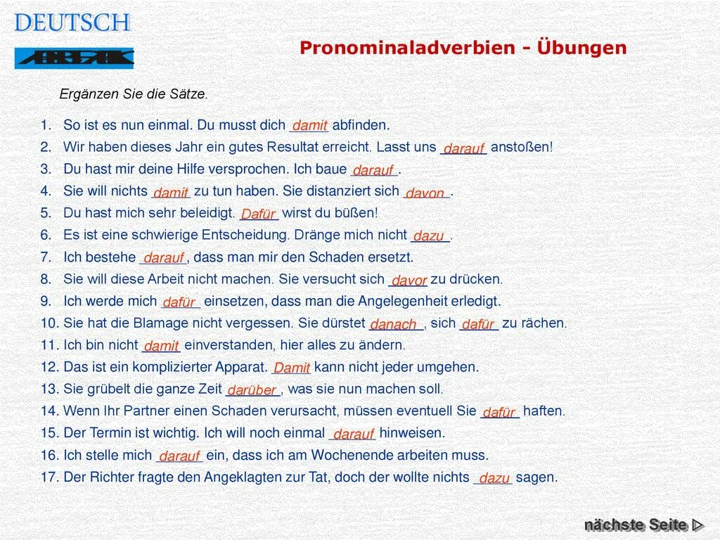 Dass sie hat. Pronominaladverb. Pronominaladverbien в немецком. Die Pronominaladverbien в немецком,. Местоименные наречия. Pronominaladverbien.