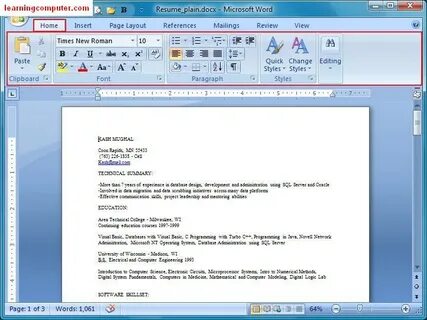 Простой редактор word