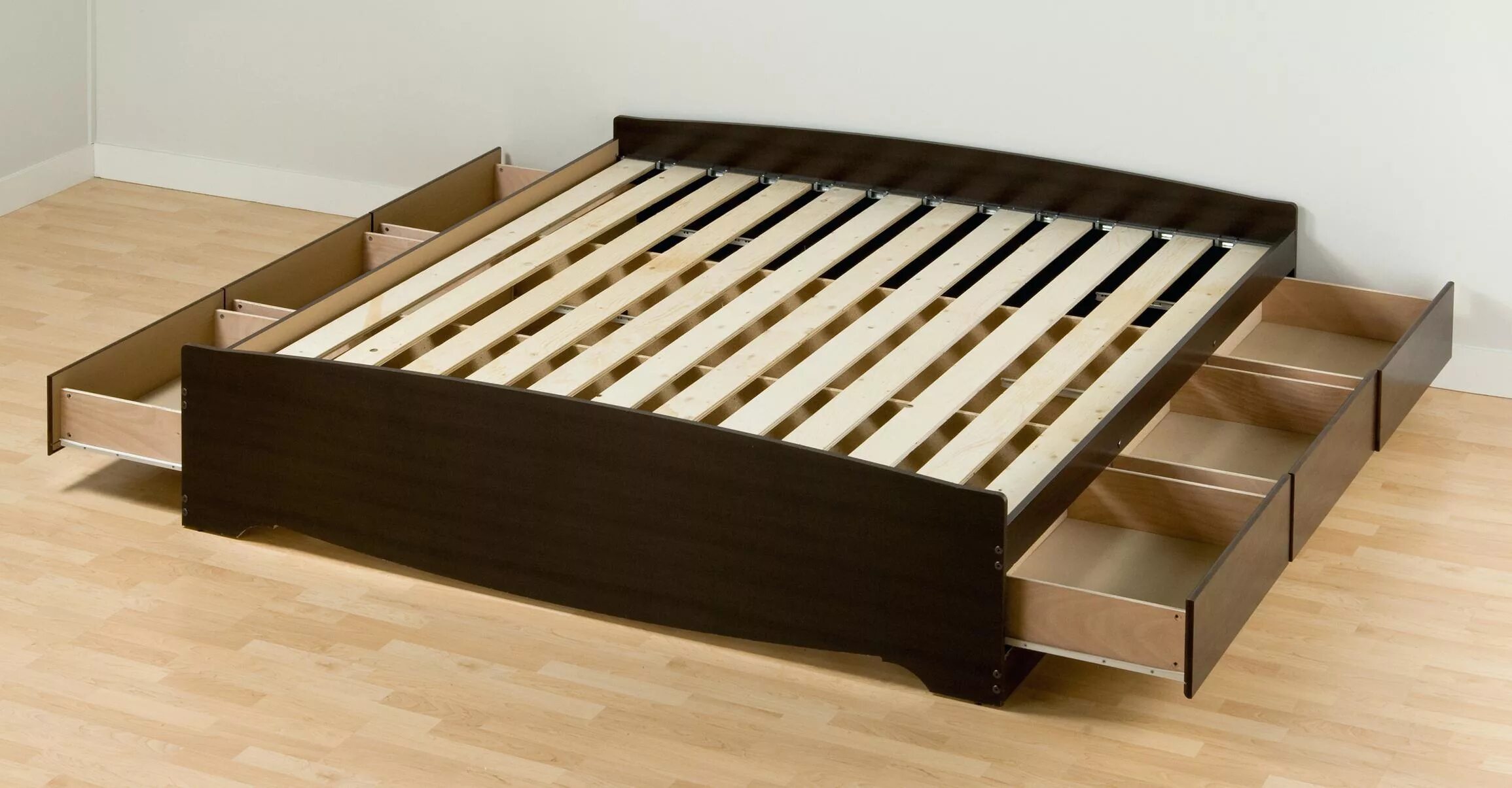 Кровать. Кровать без ламелей. Кровать с выдвижными ящиками. Кровать под матрас. Основание кровати лдсп