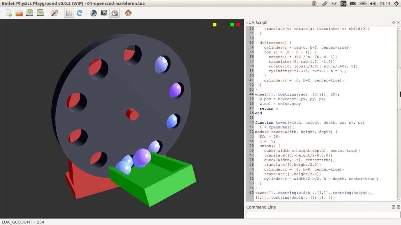 Bullet physics. Physics playground. bullet physics simulation. physical playground. openscad самостоятельная работа.