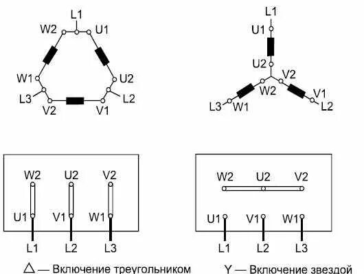 Типы подключения электродвигателя. Схема подключения электродвигателя треугольником. двигатель аире 80с2 схема подключения. схема подключения обмоток электродвигателя треугольником. схема подключения электродвигателя звезда треугольник.