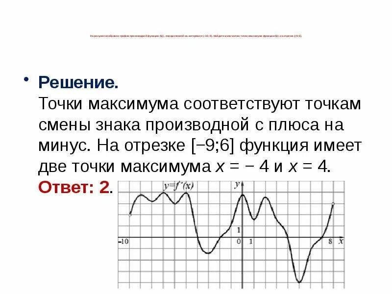 Точки экстремума на графике производной. Точек максимума функции f(x). Точки максимума на графике производной. Найдите количество точек максимума функции f x.