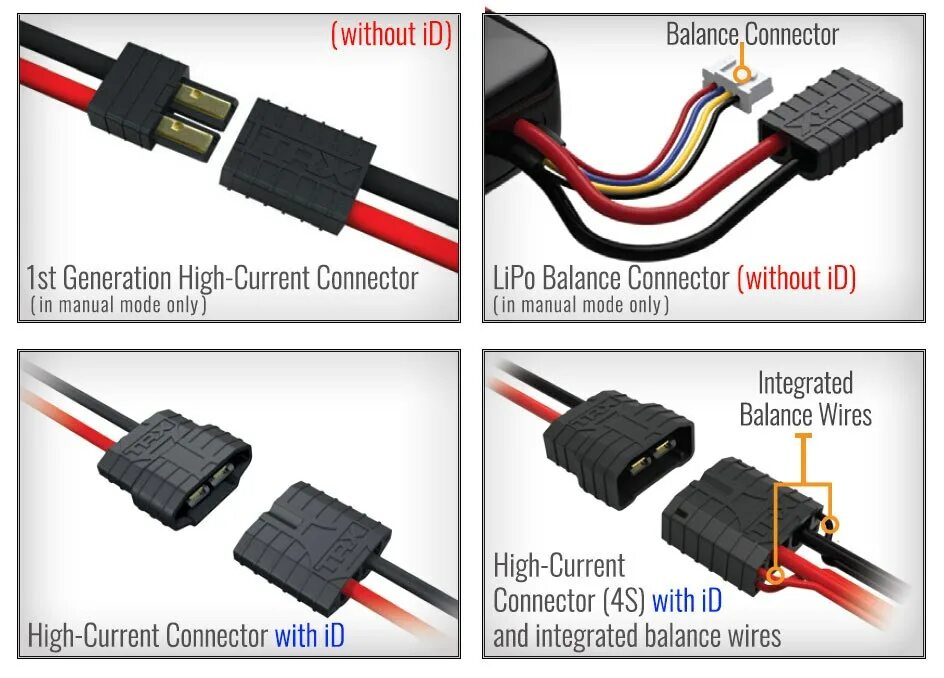 Current connection. Зарядное устройство Lipo 2-3s для авто. Connectors High current. Лучшие коннекторы для li po. Зарядное устройство Traxxas tra2948 инструкция.